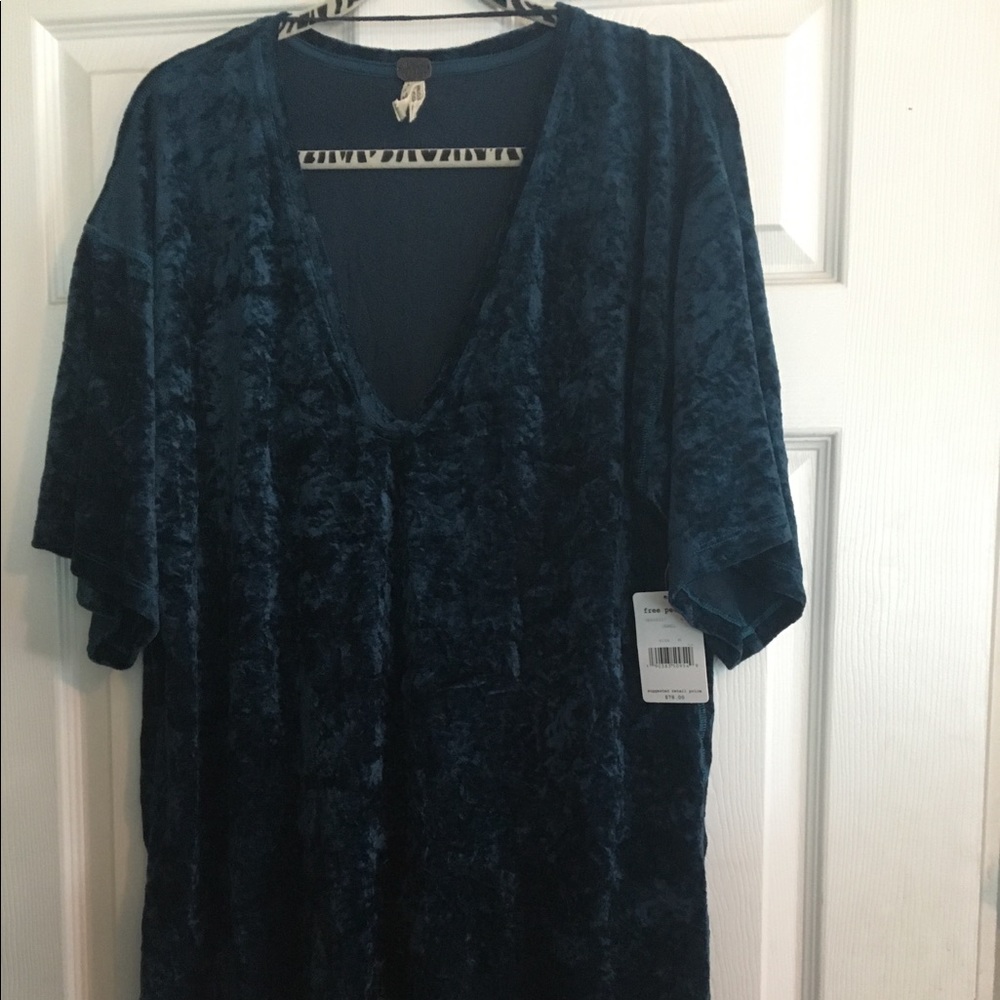 Free People We the Free crushed velvet 90’s👗tunic